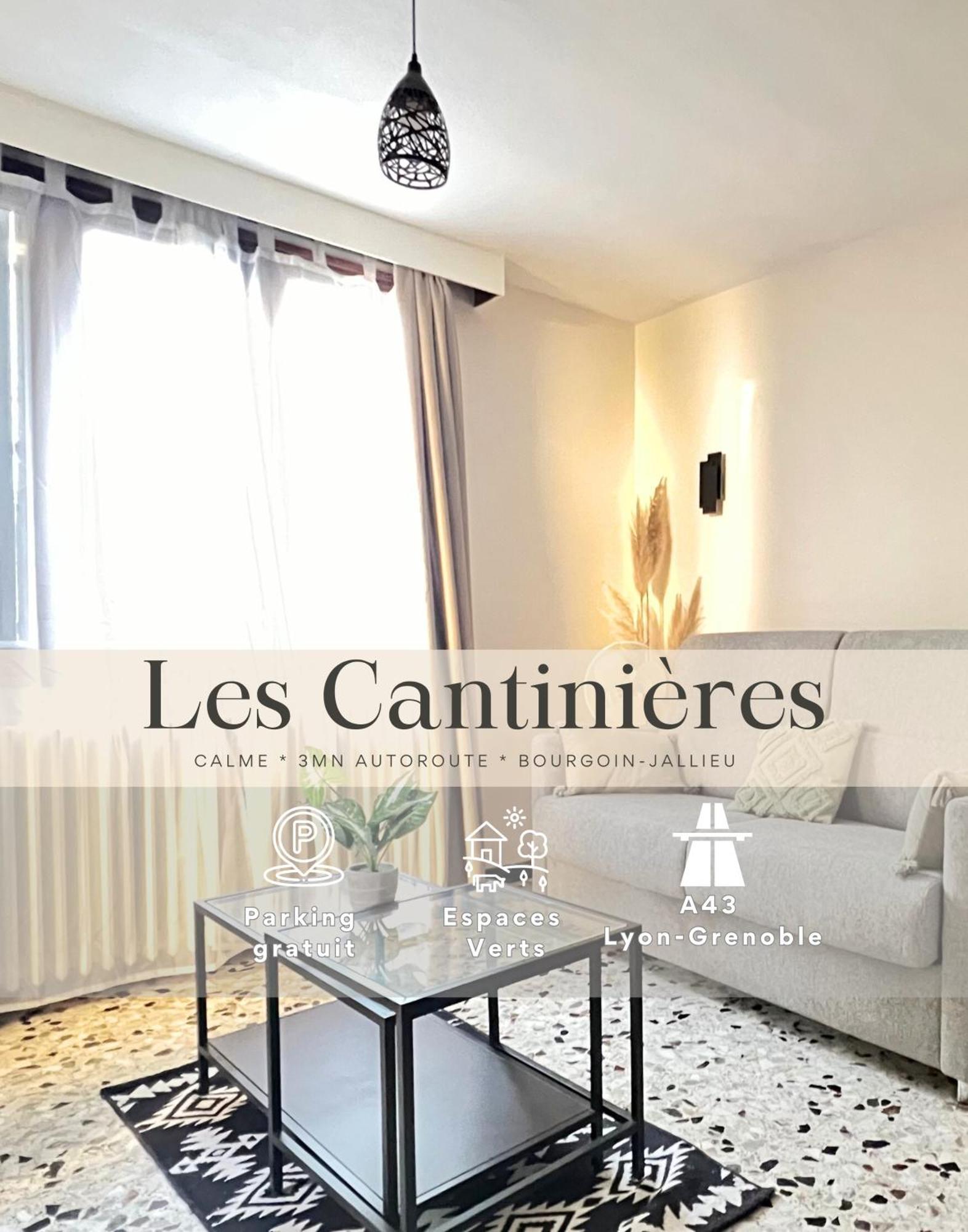 Les Cantinieres - Bourgoin Jallieu - Jardin Prive Ruy-Montceau Eksteriør bilde